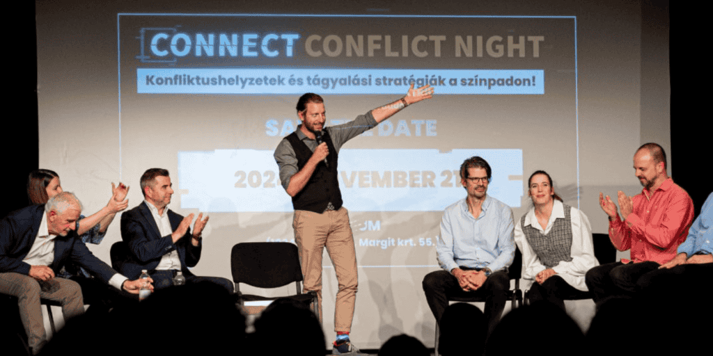 Connect Conflict Night: interaktív színházi est a munkahelyi konfliktusok kezelésére