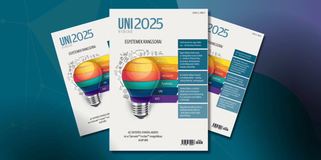Megjelent az UNI in&out 2025: új egyetemi rangsor és exkluzív interjúk