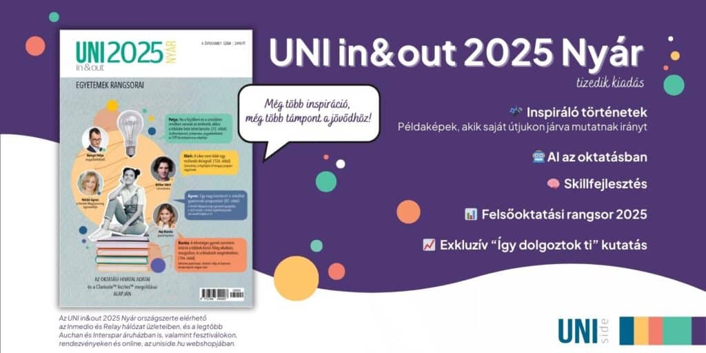 Megjelent az UNI in&out 2025 Nyár: fókuszban a példaképek, az AI és a skillek