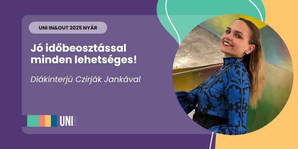 Jó időbeosztással minden lehetséges! – diákinterjú Czirják Jankával