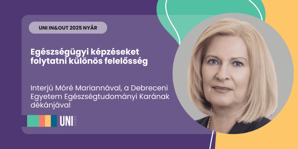 Egészségügyi képzéseket folytatni különös felelősség – interjú Móré Mariannával, a DE EK dékánjával