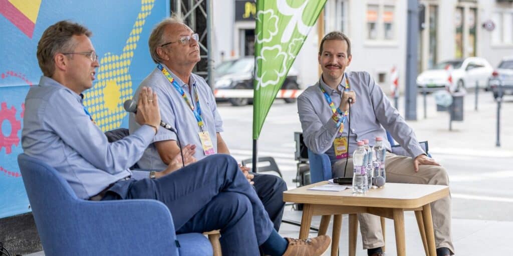 „2030-ra legyen magyar egyetem a top százban” – Hankó Balázs és Hiller István az MCC Feszten