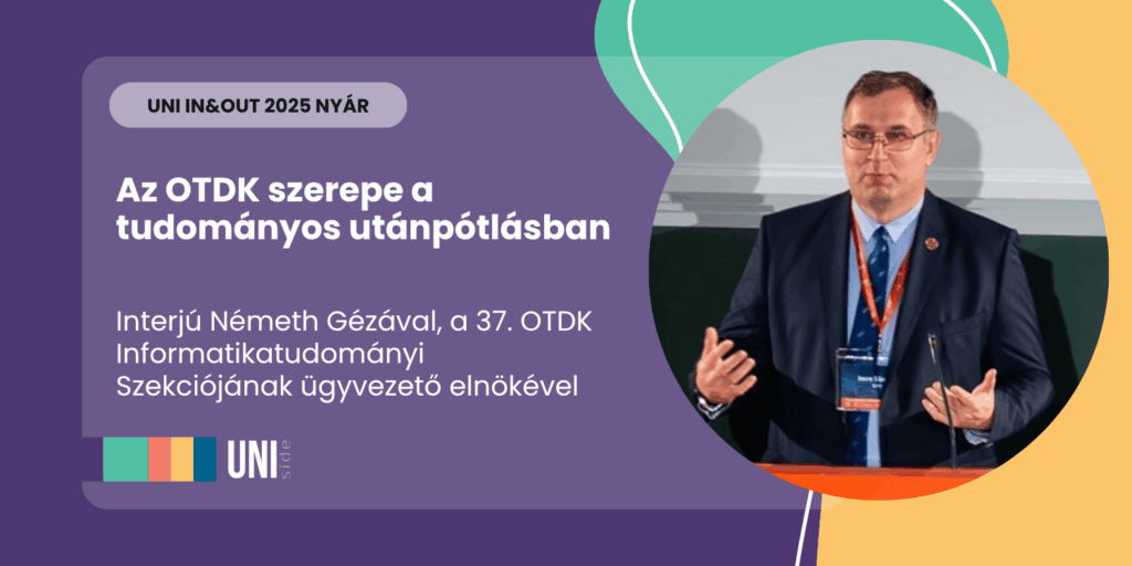 Az OTDK szerepe a tudományos utánpótlásban – interjú Németh Gézával, a 37. OTDK Informatikatudományi Szekciójának ügyvezető elnökével