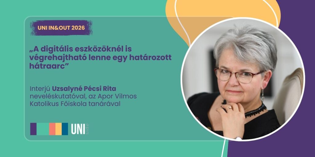 „A digitális eszközöknél is végrehajtható lenne egy határozott hátraarc” – interjú Uzsalyné Pécsi Rita neveléskutatóval