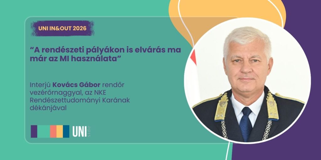 A rendészeti pályákon is elvárás ma már az MI használata – interjú Kovács Gáborral, az NKE Rendészettudományi Karának dékánjával
