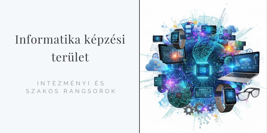 Informatika képzési terület: szakok és intézmények