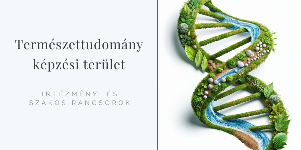 Természettudomány képzési terület: szakok és intézmények