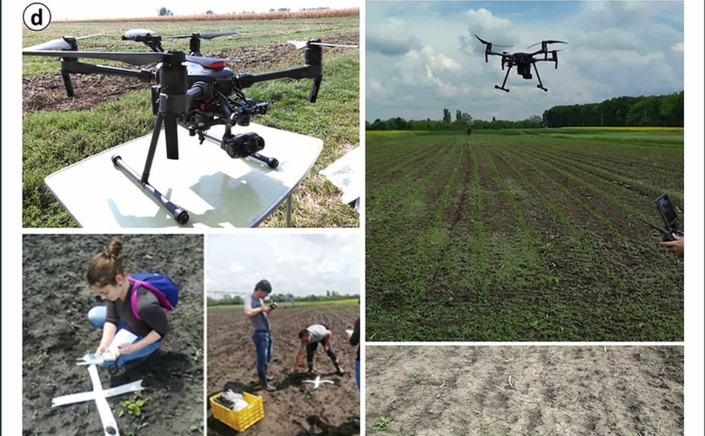 Talajnedvesség térkép MI és drónok segítségével, fotó: Debreceni Egyetem 